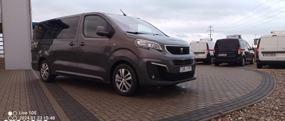 Peugeot Traveller cena 94900 przebieg: 149000, rok produkcji 2017 z Pajęczno małe 781